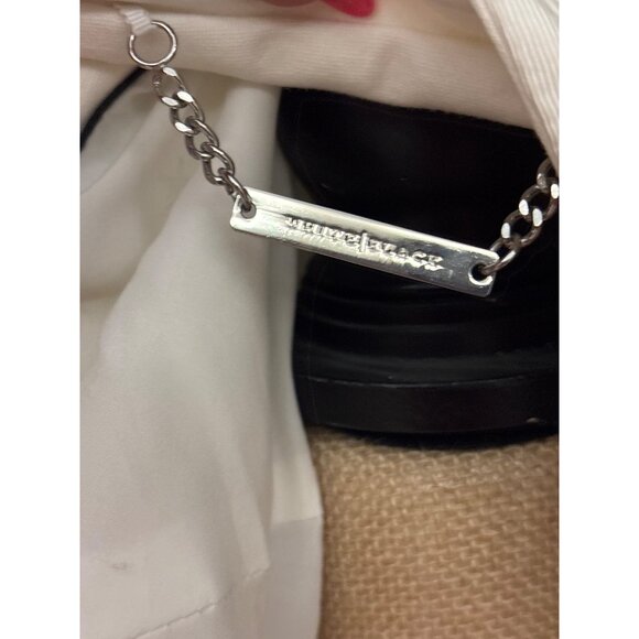 White House Black Market Ivory Blazer Silver Stud Accents 4 Padded Shoulders - Picture 14 of 16